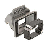 Harting 09300060391 Heavy Duty Connector w/Frame Base Bulkhead Mount Aluminium Body 1 Lever 6B